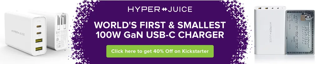 ハイパー100W GaN USB-C充電器